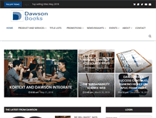 Tablet Screenshot of dawsonbooks.co.uk